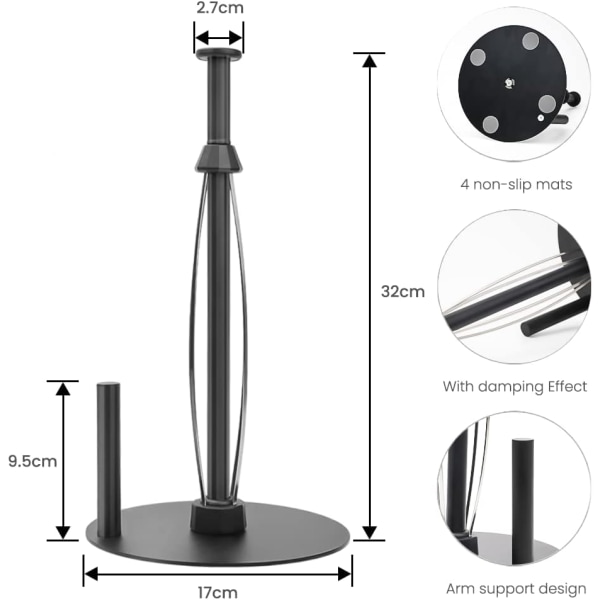 Porte Sopalin Vertikal, Support de Rouleau Porte Rouleau Papi DXGHC