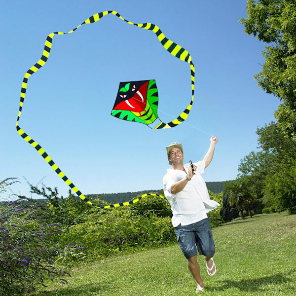 Slange drage for barn og voksne, enkle drager for gutter og jenter