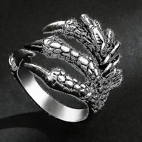 Dragon Claw Ring Set, Gothic Ring Justerbar Wild Open Punk R DXGHC