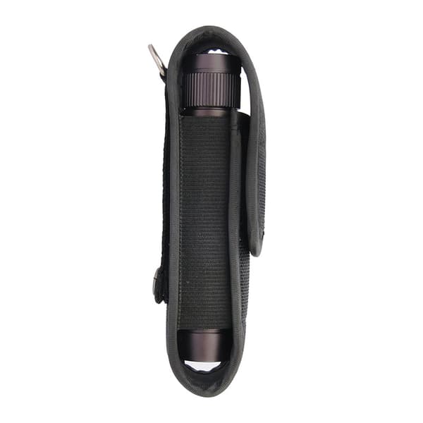 Universal Nylon Belte Lommelykt Holder Holster Bag Pouch Mini Fl