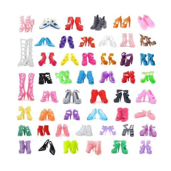 82 set med docktillbehör 30cm Barbie kläder Barnleksak
