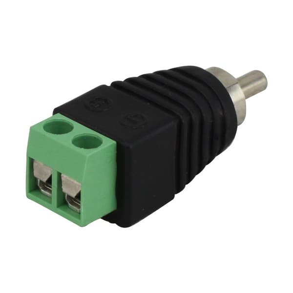 2-pack P771 RCA-kontakt, han, lödningsfri, färgdifferens AV a