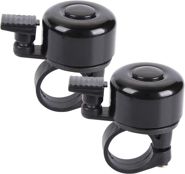 Cykelklocka, 2 st Mini Cykelklockor med Klar och Hög Ljud, Mini Bi
