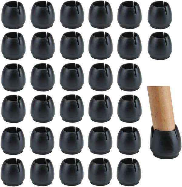 Antislipproblemer for stoler - Gummi-stolbeintepper