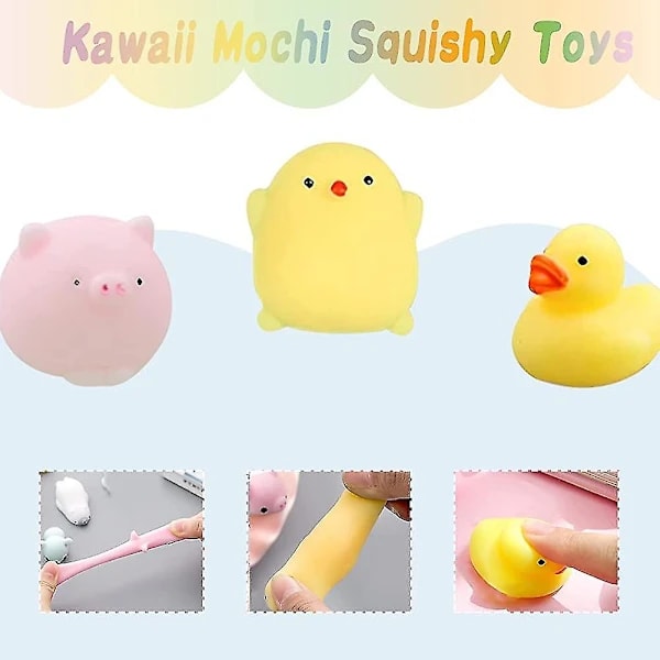 Squishy legetøj Billige Squishy Fidget legetøj Pakke til piger Kawaii søde bløde klem tilfældige stilarter