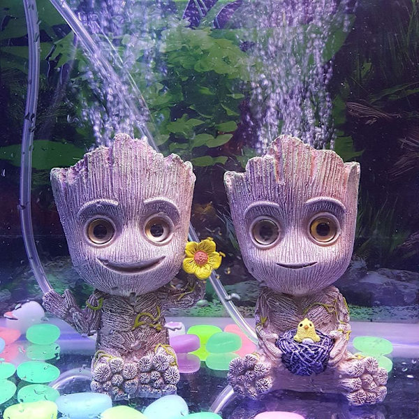 Groot Luftbubbla Akvarium Dekoration - med Luftbubbla Sten Re