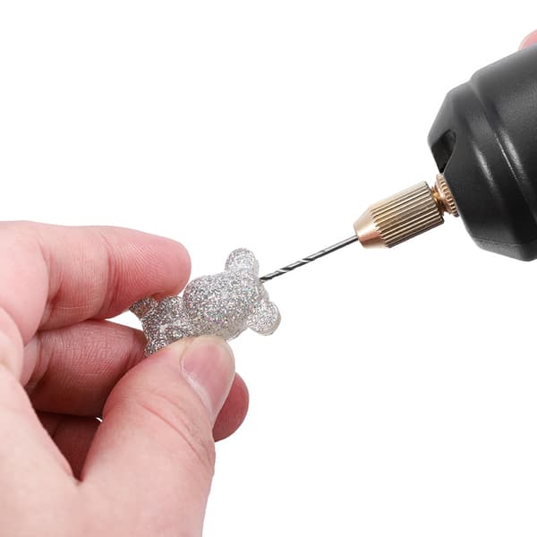 Mini Elektrisk Drill Bærbar USB Drill med 3 stk. Bits Håndverk R DXGHC