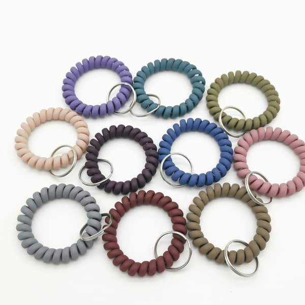 10 stk Elastiske Armbånd Spiral Armbåndsring Til Sauna