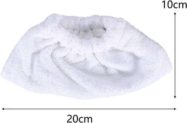 4-pakks Microfiber Dampvask Tilbehør til Manuell Dys, S