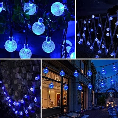 Solcelled Feelysslyng, 20 LED 5M/16.4FT Vanntette Solcelled Lyslenker