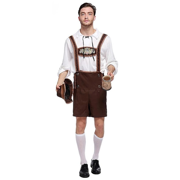 Öldräkt för män Oktoberfest Kostymer DXGHC