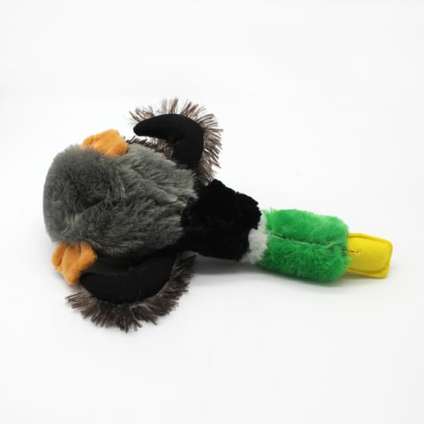 Bedste kæledyrsudstyr 2-i-1 Stuffless Squeaky Hundelegetøj med blødt, 1W
