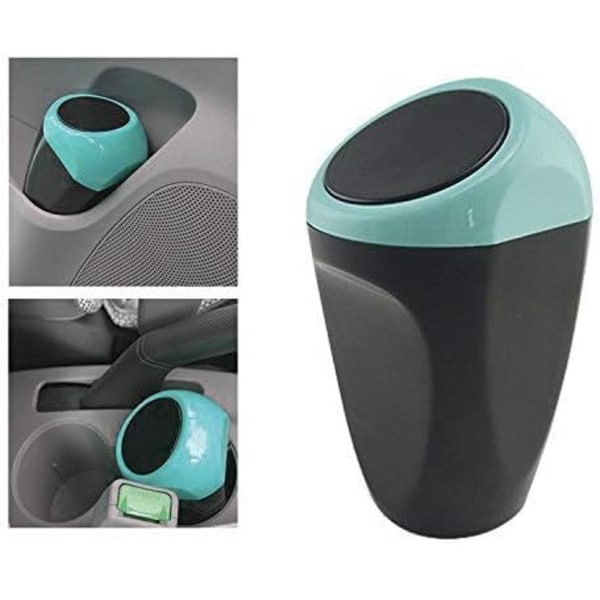 Mini Bil Sopbehållare 16x8CM Plast Soppa  Bil Inredning Förvaring