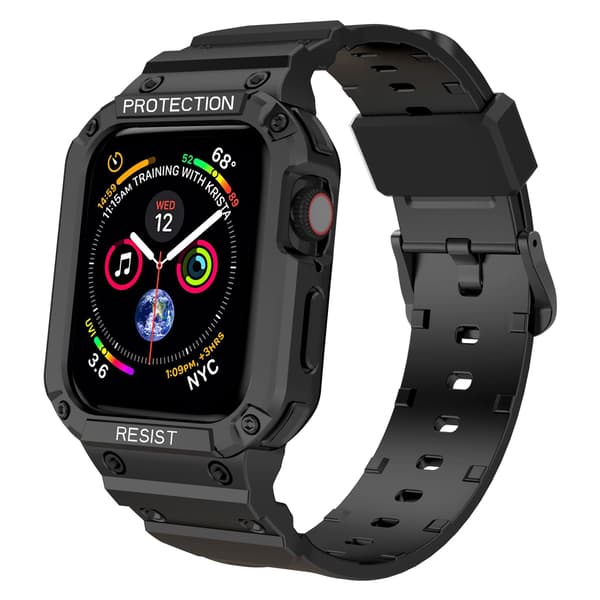 Passar Apple Watch 7 Utbytbart Silikon Apple TPU Integrerat