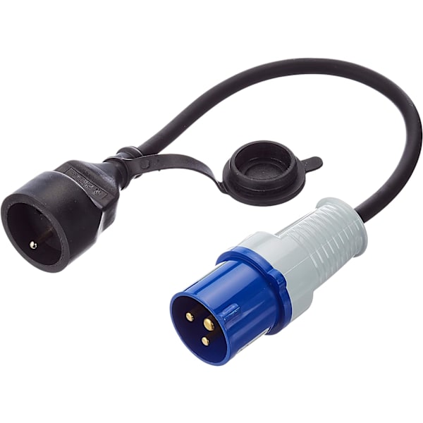 ECEEC3M adapterkabel med stik til CEE-stik, længde 40 cm