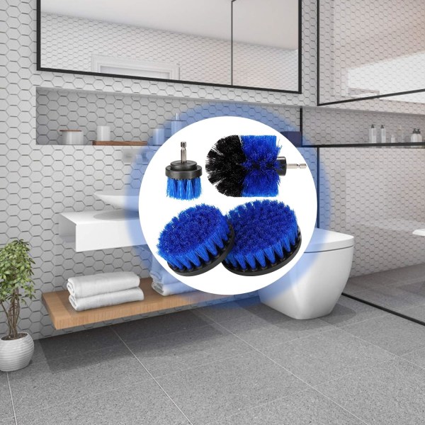 Dewenwils DAKCOS 4-pack Borstset för Elborr DXGHC