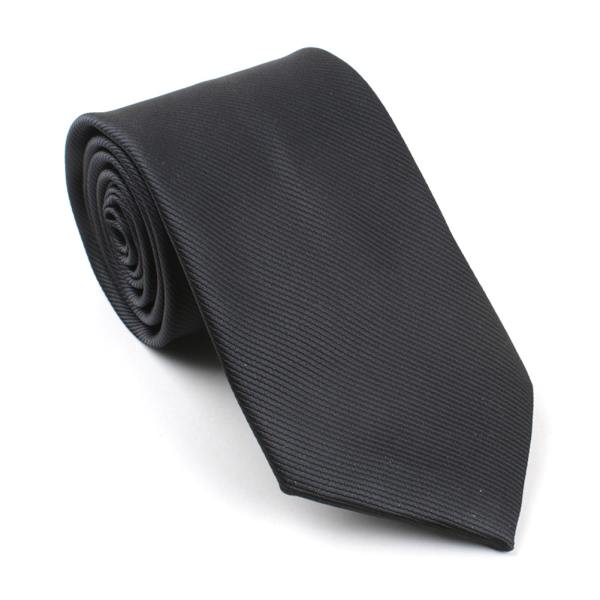 2 stk. Herre slips i ensfarget, ekte herreslips i polyester
