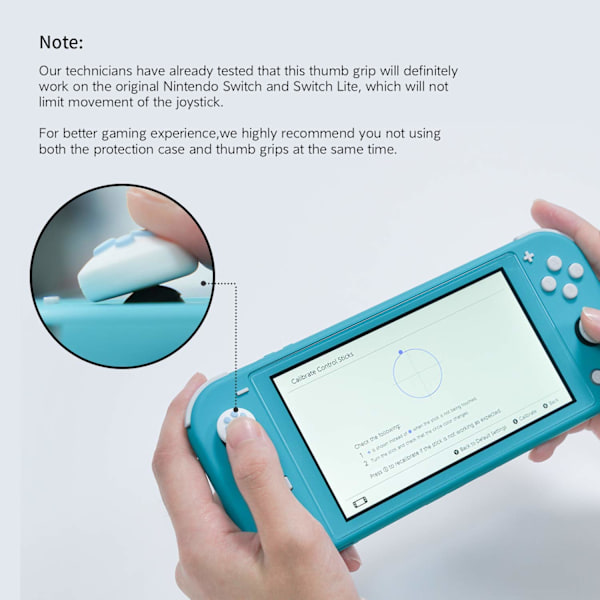 4 st Silikon Katttass JoyCon Tumgreppssats Joystick-lock Com DXGHC