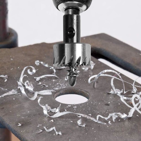 5 stk Hulsave Bor, Multi-tand Rustfrit Stål Metal Bor Bi