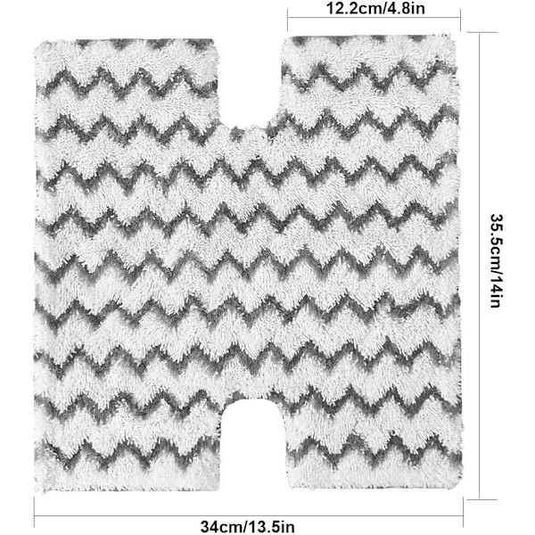 Vaskbare Mikrofiber Dampmoppputer Rengjøringsputer Erstatning DXGHC