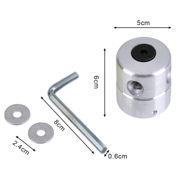 2 stk. Universal Brush Cutter Hode Aluminium Line Hode Nylon Kutt