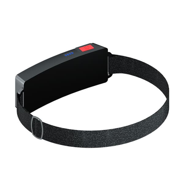 Laderbar hodelykt, 500 Lumen Bredstråle LED Hodelykt