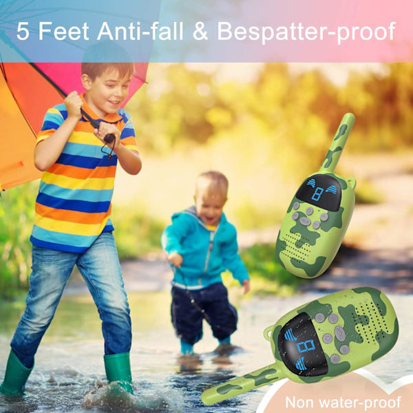 Barnleksaker Walkie Talkies för 3-12 år gamla pojkar och flickor, presenter
