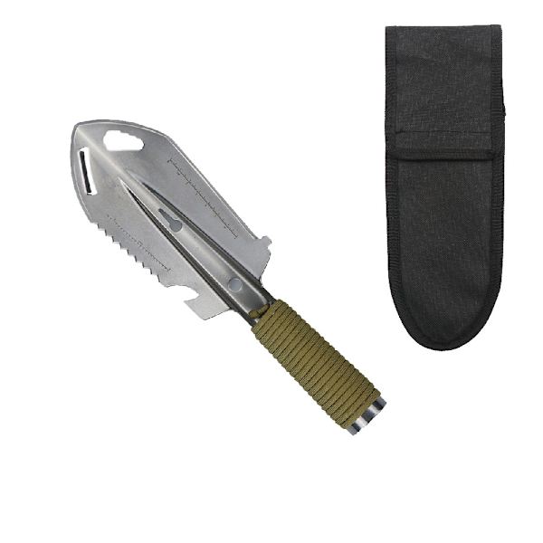 (Sølv) Mini Metallisk Hage Spade, Rustfritt Stål Hage Spade G
