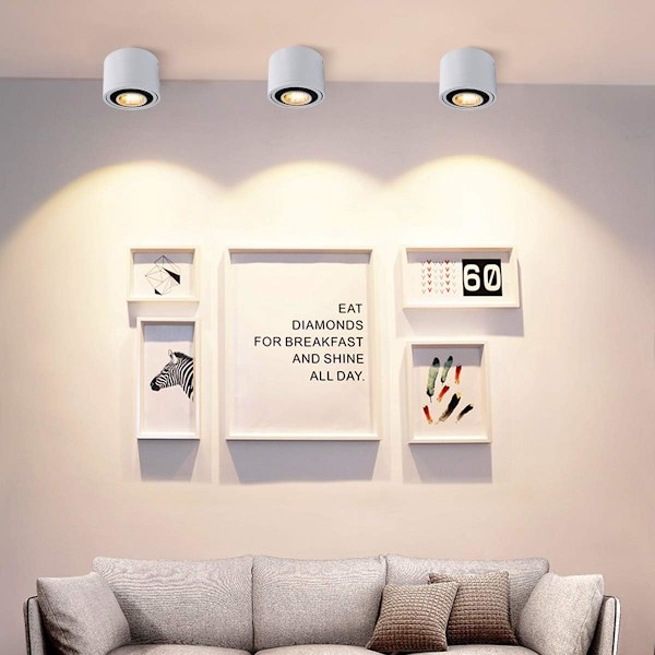 15W Loftlampe LED Spotlights Justerbar Spotlight Bar Industr
