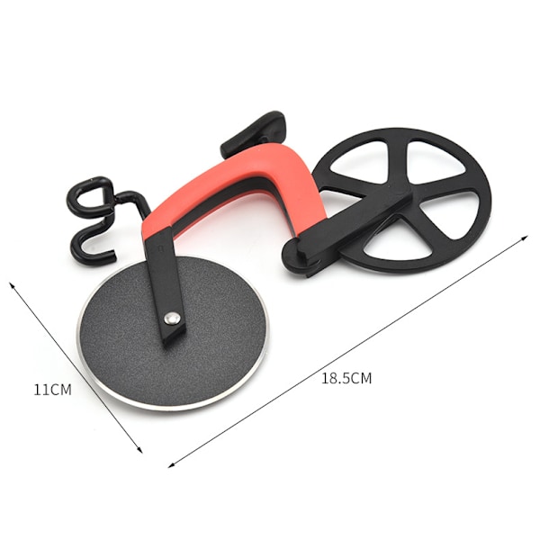 Orange Non-Stick Rustfrit Pizza Cutter Cykel Pizza C DXGHC
