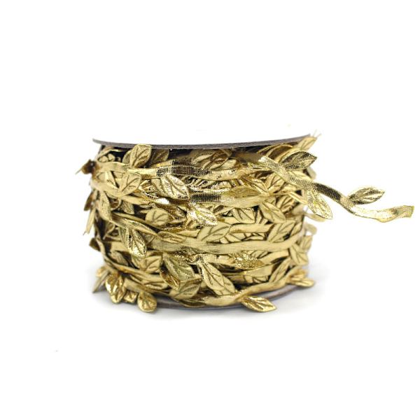 (Guld) Guld Blad Blad Band Trim Rep - 30 meter - för DIY Hantverk