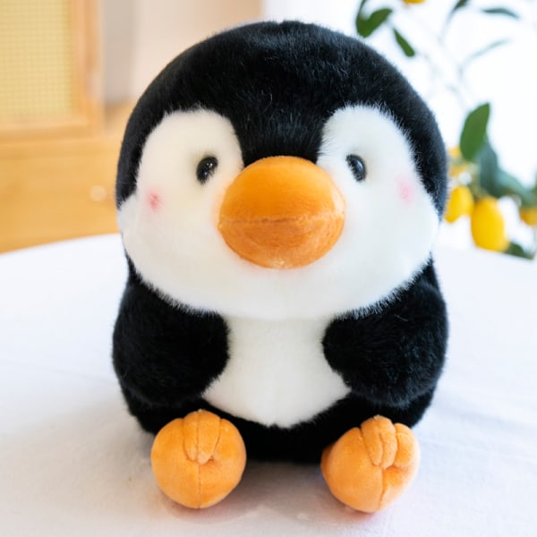 Sød Pinguin Plyspude Dukke Fødselsdagsgave (18cm, 1 stk)