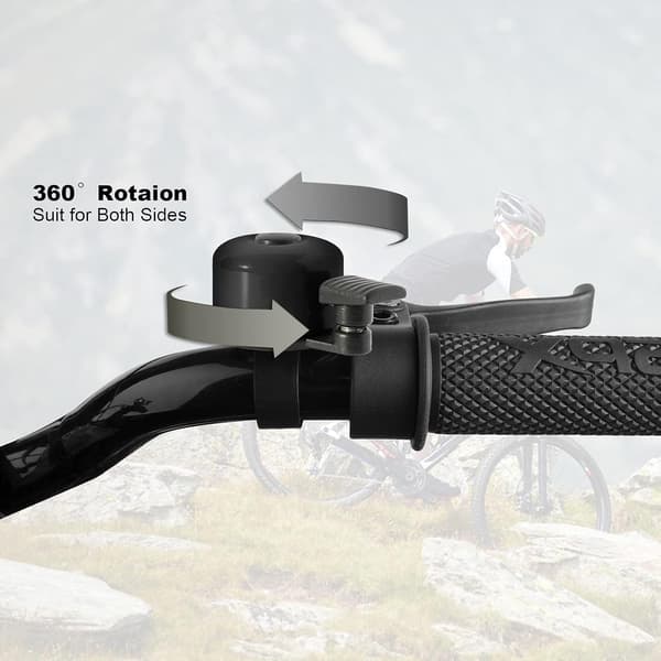 Cykelklocka 2-pack med Hög Melodiös Ljud Klassisk Mini Bicyc DXGHC