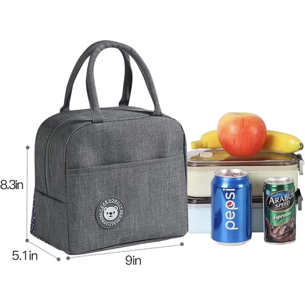 Insulated Lunch Bag, Small Lunch Box, Waterproof Insulated Mini L