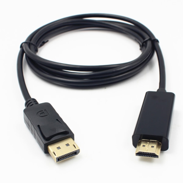 DP till HDMI överföringskabel displayport till HDMI guldpläterad hd-kabel