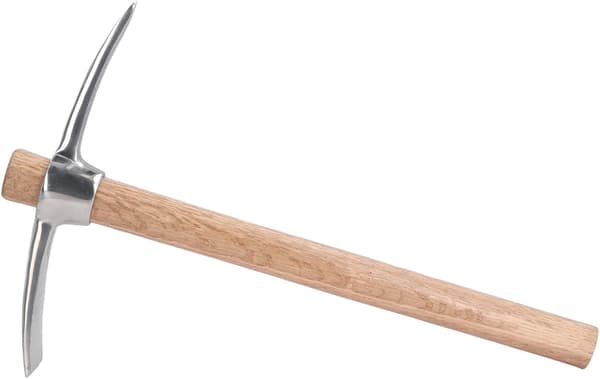 Havehøvl, 385Mm Rustfrit Stål Havehøvl Med Træhåndtag Til D
