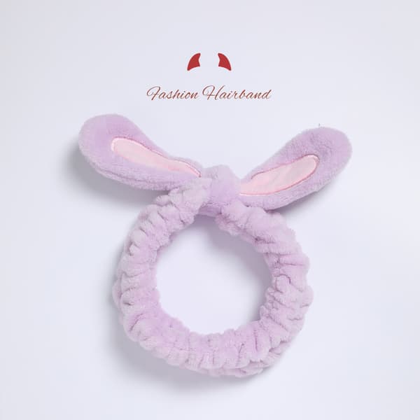 Hårbånd for kvinner, sminkehårbånd, spa-hårbånd, elastisk knutehårbånd