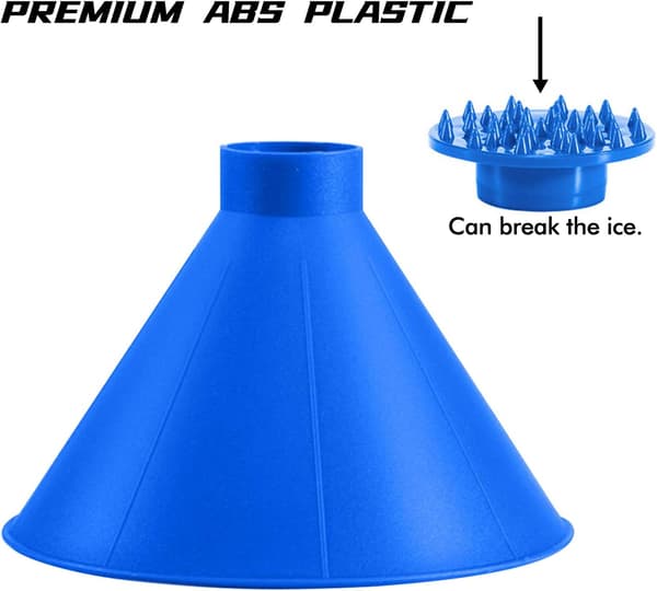 Magiska isskrapor för bilrutor - 2-pack Cone Magic Car I
