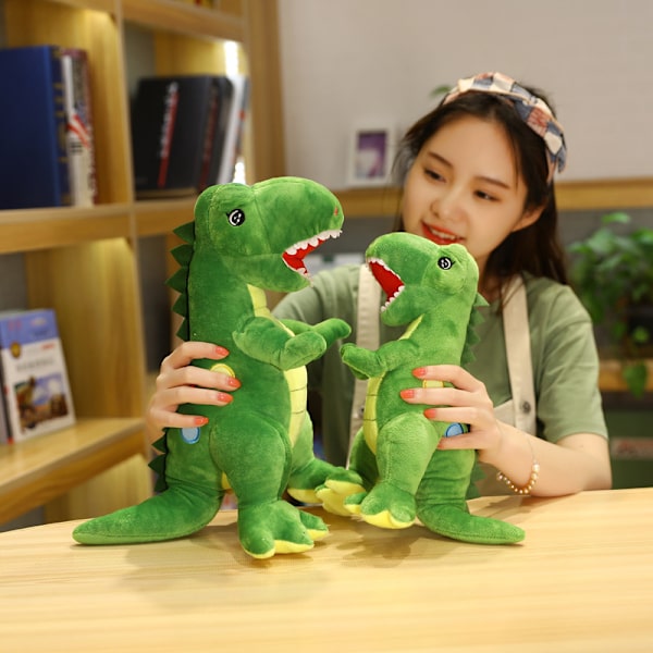 Prikket Tyrannosaurus Rex stor bamse dinosaur leketøy for barn