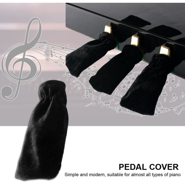 3 styk klaver pedal cover fodpude, klaver pedal beskyttende co