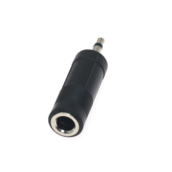 To-polet mikrofonadapter 6,5 hun til 3,5 han headset interface