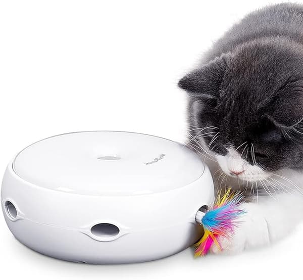 Feather Cat Smart Kattelegetøj, Lydløs Version Interaktiv Killing DXGHC