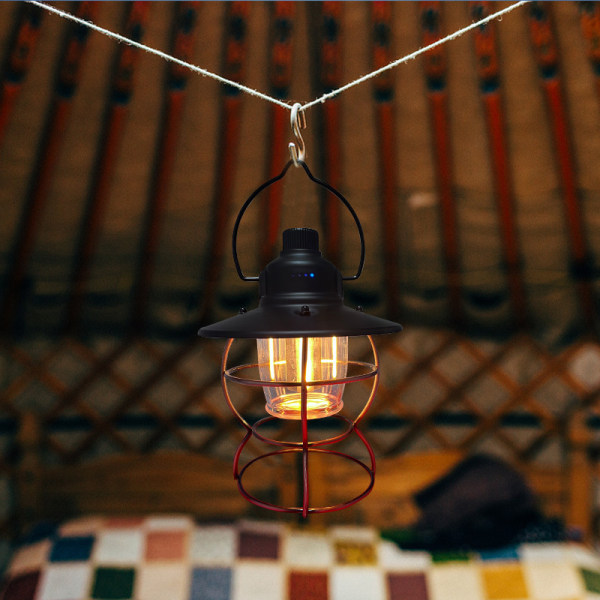 1 Stycke Brons Utomhus Camping Tältlampor Camp Multifunktionell
