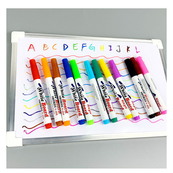 12 farver + 1 ske vandmaling flydende pen whiteboard