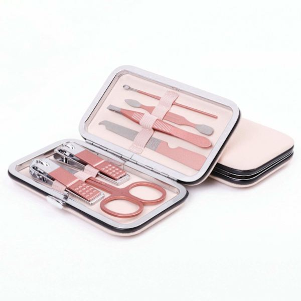 Manikyrset Nagelklippare Kit Professionell Skötselset 7 I 1 P