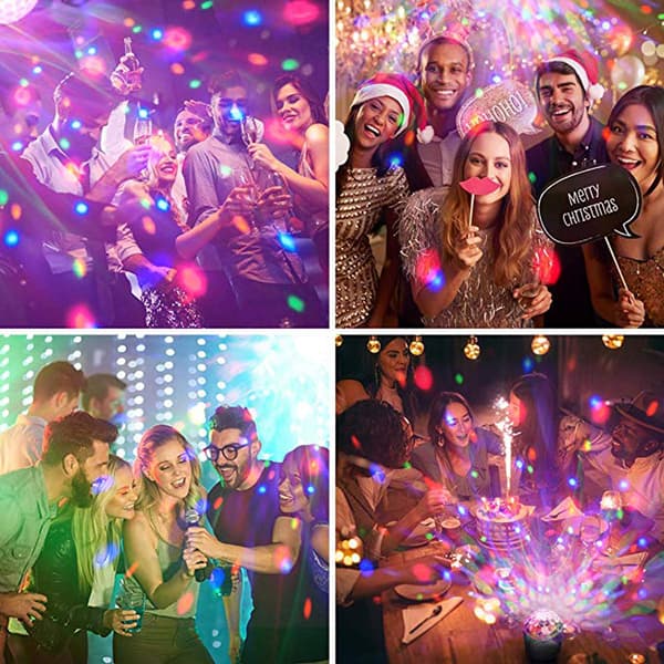 LED Lille Magic Ball Lampe USB Disco Magic Ball Bluetooth Musik La