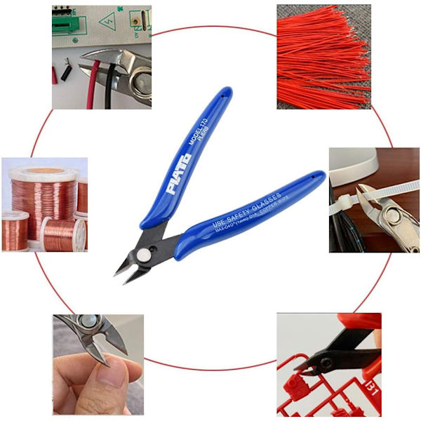 5\" Mikro Klippetang Elektrisk Ledning Kabel Kutter Diagonal Side