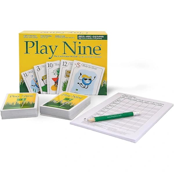 Play Nine - Lautapeli Perhe Juhlat Korttipeli Kortit Yhdeksän Golfkierrosta