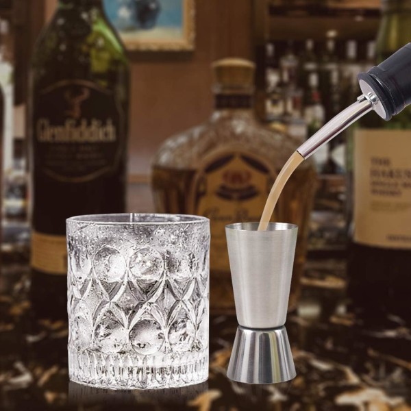 Set med 4 Cocktail Jiggers, 15 & 30 ML Rostfritt Stål Bar Jigger