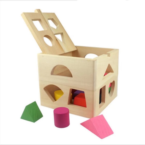 1 stycke Montessori Object Standing Box med boll Barns E DXGHC